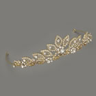 European Tiaras - Tiara 7109 Gold plated - Jewellery from the Wedding Accessory Boutique