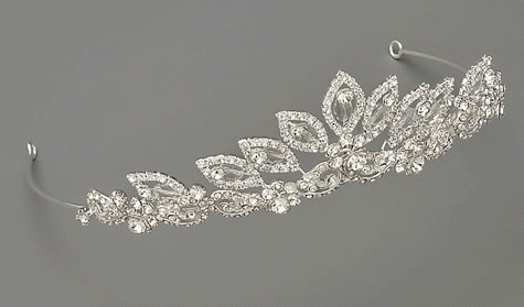 European Tiaras & Jewellery - Tiara 7109 Gold or Silver  - Bridal / Special Occasions / Evening Wear from the Wedding Accessory Boutique
