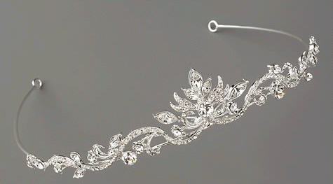 European Tiaras & Jewellery - Tiara 7689 Silver or Gold  - Bridal / Special Occasions / Evening Wear from the Wedding Accessory Boutique