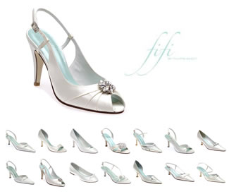 Bridal & Evening Shoes - Fifi Collection - Beautiful Shoes for the Bride on her Wedding Day - Shop online for quality accessories