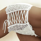 Honeymoons Lingerie - Ginewra White Shorts