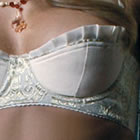 Rosary Lingerie Made By Niki - Balconette Bra with Multiway Straps - Exclusive Limited Edition Hand made Bridal Lingerie - Available from online shop of Wedding Accessory Boutique 