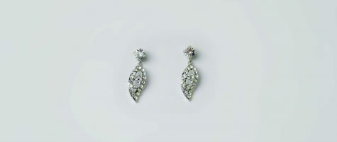 Earrings - Bridal / Evening Wear - Couture Jewellery Collection from the Wedding Accessory Boutique