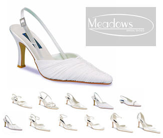 Meadows Bridal - Wedding & Evening Shoes including Caprice, Coral, Emma, Ferne, Gaby, Jayne, Lara, Marina, Robyn, Skye and Toni