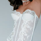 Bridal Lingerie Set 1 - Beautiful Italian Designer Bridal Lingerie - Available from online shop of The Wedding Accessory Boutique - Bridal Lingerie Set 1 includes Corsets, Briefs & String Briefs