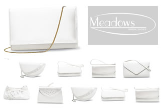 Meadows Bridal Handbags - Wedding & Evening Bags including Rose, Gem, Crystal, Jean, Tiffany, Abby and Nikki - Shoulder & Clutch Bags