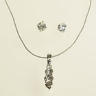 French Tiaras & Jewellery - Pendant & Stud Earrings Set 114 from the Wedding Accessories Boutique