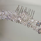 Canadian Tiaras - Tiara 9508 Swarvoski Crystals with Comb - Jewellery from the Wedding Accessories Boutique